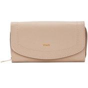 Resim Newish Polo Kadın Suni Deri Kartlık Ve Cüzdan New296 Krem 