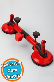 Resim NZB Ayarlanabilir Çiftli Vantuz Vakum Aparatı Granit Fayans Mermer Taşıma Birleştirme Hizalama Düzeltme 