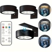 Resim 3'lü Paket Premium Kablosuz LED Resim Işıkları Zamanlayıcı, Kısılabilir Sanat Sergileme Lambaları, 3 Aydınlatma Modu, Pille Çalışan Duvara Monteli Işıklar, Portreler ve Duvar Dekorasyonu için, Uzaktan Kumanda Dahil 