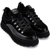 Resim Tamer Tanca Erkek Hakiki Deri Siyah Süet Sneakers & Spor Ayakkabı 1068 1101 Erk Ayk Sk24-25 Syh Suet/dr Siyah 