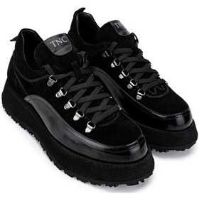 Resim Tamer Tanca Erkek Hakiki Deri Siyah Süet Sneakers & Spor Ayakkabı 1068 1101 Erk Ayk Sk24-25 Syh Suet/dr Siyah 