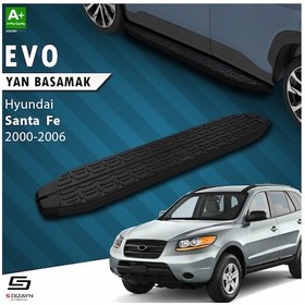 Resim S-dizayn Hyundai Santa Fe Evo Siyah Yan Basamak 163 Cm 2000-2006 