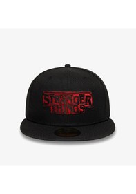 Resim New Era Stranger Things 59fifty Demogorgon Unisex Siyah Şapka 60833577 2800282 