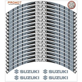 Resim Motosiklet Jant Şeridi Suzukı Uyumlu 1 Nötr 