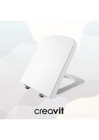 Resim Creavit Solo Duroplast Yavaş Kapanan Klozet Kapağı KC2003.02.0000E 