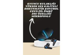Resim TKÇ 7 Kordonlu Akıllı Saat ve Oyuncu Kulaklığı Anc Özelliği Kulak Içi Mikrofonlu Sesli Görüş 