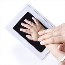 Resim Anti - virus infective baby hand - foot - hand - hand - hand - hand - foot - hand printing table baby footprint - free washing printing oil - Green / 2 
