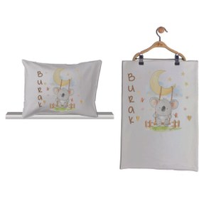 Resim Pia Baby Gl 1911-06 Isme Özel Yastık Battaniye Zıbın Set 