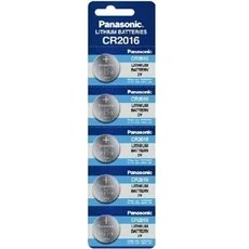 Resim Panasonic CR2016 3V Lityum Para Düğme Pil 5'li Blister 