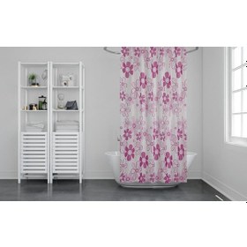 Resim Zethome Günce Banyo Duş Perdesi 2224 Tek Kanat 1X100x200 Çok Renkli 