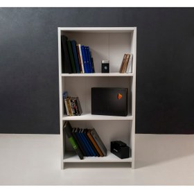Resim yavuzconcept 3 Raflı Beyaz Kitaplık 