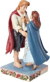 Resim Enesco Jim Shore Beauty and The Beast Belle and The Prince Figurine- Stone Resin El Boyalı Hazırlanmış Koleksiyon Disney Prenses Figürleri Ev Dekorasyonu Heykeli, 19,87 cm 