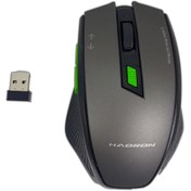Resim Hadron HDX3404-SG 1600dpi 2.4Ghz USB Kablosuz Mouse - Siyah-Gri 
