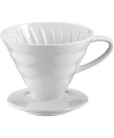 Resim Epinox Seramik Demleme Dripper Beyaz Fsb-2 