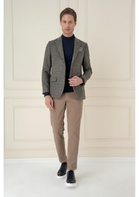 Resim Efor C 693 Slim Fit Bej Spor Ceket Bej 