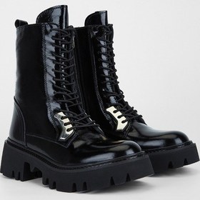 Resim Valmenti Kadın Sıyah Krsk Rgn Hakiki Deri Casual Bot 926 2208-1 Bn Bot Sk23/24 Siyah 