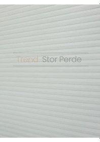 Resim Gri Honeycomb Plise %100 Isı Ve Işık Geçirmez Katlanır Cam Balkon Perdesi - Salon Perdesi-003 Gri 