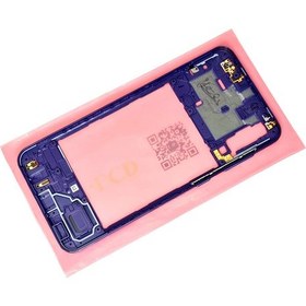 Resim Tkgz Samsung Uyumlu Galaxy A30s A307 Full Kasa Arka Kapak Batarya Kapağı - Mavi Çok Renkli 