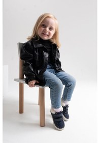 Resim Mnpc Kız Çocuk Lacivert Hakiki Deri Suya Dayanıklı Anatomik Günlük Bot 25k2b11020324 Lacivert 