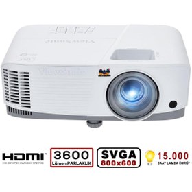 Resim ViewSonic Pa503s Dlp Svga 800x600 3600al Hdmı 3d 22.000:1 Hoparlör Projeksiyon 