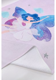 Resim Sevimli Peri Dijital Baskılı 70x140 Cm Çocuk Plaj Havlusu 