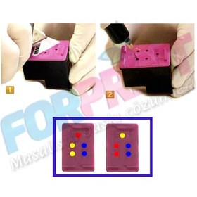 Resim HP 305 Kartuş Dolum Seti 4X100 ML- HP Deskjet 2710/HP 2720 HP 2721 