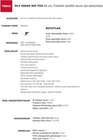 Resim Teka DLV 68660 WH Duvar Tipi Davlumbaz 112930025 