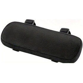 Resim Fochsia Siyah Tekli Ofis Kolçak Yastığı - Ayarlanabilir Hafıza Köpük Kolçak, Ofis Koltuğu İçin Ergonomik Dizayn Siyah 