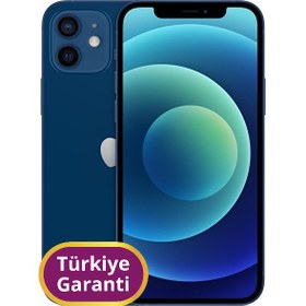 Resim Apple iPhone 12 TR Garanti | 128 GB Mavi 