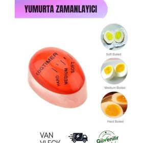Resim Dublör Yumurta Zamanlayıcı - Egg Timer, Pişirme & Haşlama Süresi Ayarlayıcı Aparat 