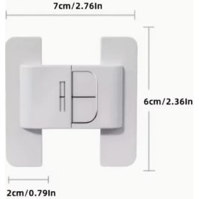 Resim Aspartam 4 Adet Buzdolabı Çekmece ve Dolap Kapağı Çocuk Kilidi 