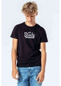 Resim Tshirthane Shady Records Baskılı Unisex Çocuk Siyah Tshirt 