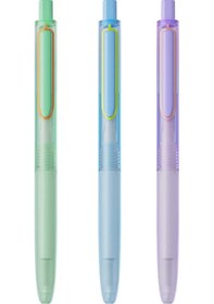 Resim Wrıtech W-0184 Space Up Mor Gövde Silinebilir Mavi Jel Kalem - 12'li Kutu Ahşap 