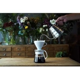 Resim V60 02 Seramik Kahve Demleme Seti “beyaz” 