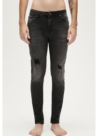 Resim Bad Bear Palermo Jeans Siyah Erkek Denim Pantolon-siyah Siyah 