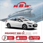 Resim Rbw Peugeot 308 Cc 2009 - 2013 Ön Muz Silecek Takımı 