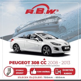 Resim Rbw Peugeot 308 Cc 2009 - 2013 Ön Muz Silecek Takımı 