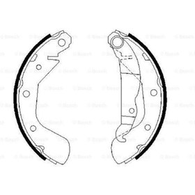Resim Bosch 986487613 KAMPANA BALATA ASTRA F 91- CORSA B 93- CORSA C 00 