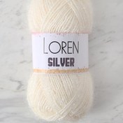 Resim LOREN SILVER BEYAZ EL ÖRGÜ İPİ - RS0064 - 34070 