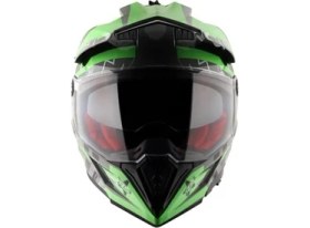 Resim Axor X-Cross Nardo Gri Vizörlü Full Face Kapalı Cross Kask 