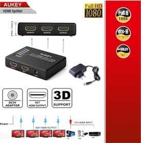 Resim DAYTONA AUKEY HA-H02 4'LÜ HDMI ÇOKLAYICI,FHD 4K/3D 