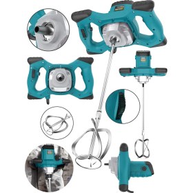 Resim Graizer Alman MX-3000 Bakir Sargi 6 Kademe Devirli Ayarlı Elektirikli Alçı Boya ve Harç Karıştırıcı Mikser 