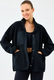 Resim Skechers Kadın Outdoor Fleece Ceket S2520218 3817 Siyah 