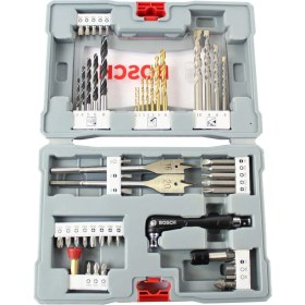 Resim Bosch X-Line 49 Parça Delik ve Vidalama Ucu Seti, Çok Amaçlı Kullanım 