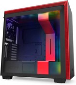 Resim Genel Markalar Nzxt Ca-h710ı-br H710i Mid Tower Black/red Chassis With Smart Device 2 3x120? 1x140mm 