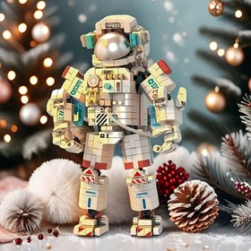 Resim 1023 adet Astronot Yapım Kiti - Uzay Gezgini Eğlence Hediyesi, Ev Dekorasyonu Gösterisi, Uzay Serisi Model Kiti - Doğum Günü Hediyesi, Şükran Günü için mükemmel 