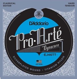 Resim D'Addario EJ46TT Pro-Arte Serisi Klasik Gitar Tel Seti (Hard Tension - Titanyum) 