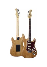 Resim Sx Stratocaster Elektro Gitar (Vintage Naturel) 