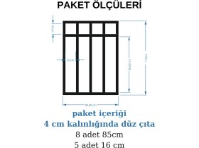Resim Diecor Iskandınav Tarzı Dekoratif Boyanabilir Hazır Kesim Duvar Çıtası 