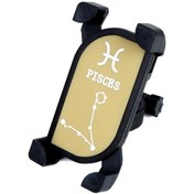 Resim Lemestar Bisiklet Telefon Tutucu, Yıldız İşareti Desenli, 360 Derece Dönebilen, Ayarlanabilir Kollü, 6.8 İnç'e Kadar Telefonlar İçin Diğer 